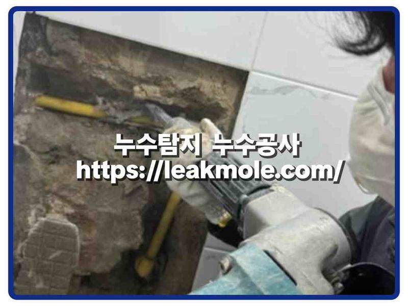 누수탐지 현장 작업 사진 10
